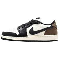NIKE/耐克 AJ1 Mocha 白黑棕 休闲运动鞋