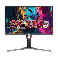 AOC 27英寸2K显示器210HZ网吧电竞游戏升降旋转电脑显示屏Q27G3H2