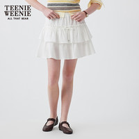 TEENIE WEENIE 白色 M码 甜美蓬蓬蛋糕半身裙