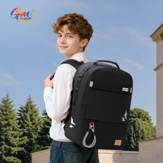 Gmt for kids 护脊 男士双肩包  夜影黑