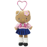Sanrio/三丽鸥 Hello Kitty 长腿黑皮校服毛绒挂件