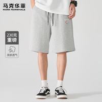马克华菲 男士纯棉宽松休闲短裤