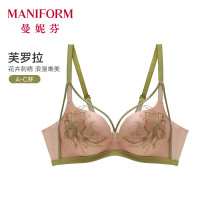 曼妮芬 无钢圈 女士文胸 橄榄绿 34/75C