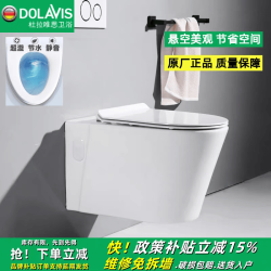 DOLAVIS德国超漩冲壁挂式马桶悬空挂墙悬浮入墙嵌入水箱墙排家用智能坐便 B款 单马桶