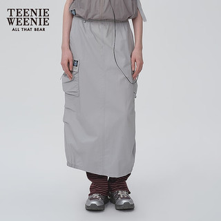 TEENIE WEENIE 工装半身裙 浅灰色 S