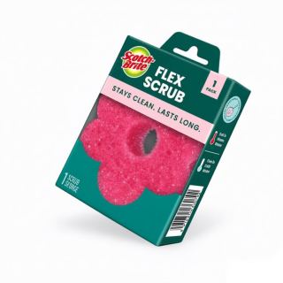 3M 思高魔力感温海绵擦百洁布 小红花1片装
