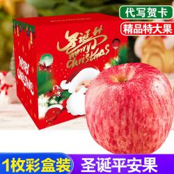 甜醉了 烟台栖霞红富士苹果 300g 特大果 彩盒