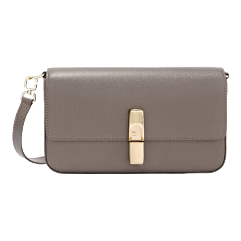 FURLA 芙拉 IRIDE牛皮小号单肩斜挎包 都市灰色