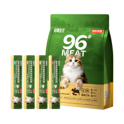 京东京造 蛋奶酱猫条12g*72支 猫零食4口味成幼猫0肉粉0胶湿粮罐头