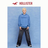 HOLLISTER 美式经典LOGO毛圈布套头连帽卫衣 深蓝色 S