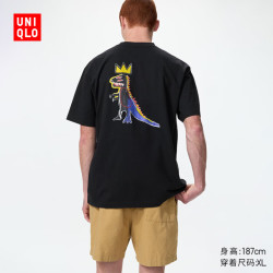优衣库 UT NY POP ART印花T恤 黑色 XL