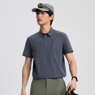 探拓 男款撞色休闲 POLO 短袖
