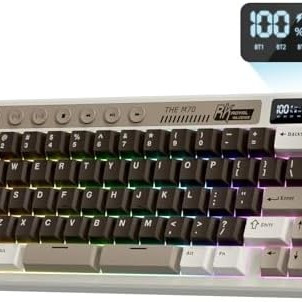 RK ROYAL KLUDGE M70 无线机械键盘 6000mAh RGB