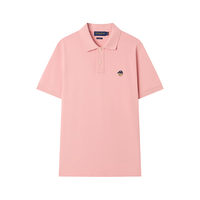 TEENIE WEENIE 美式凉感网眼刺绣 Polo衫 浅粉 S