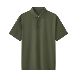 拇指白小T 冰滑POLO衫 吸湿速干凉感防晒 茶绿 3XL