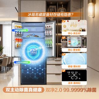 容声 BCD-573N40FQLAD 双系统法式多门嵌入式冰箱