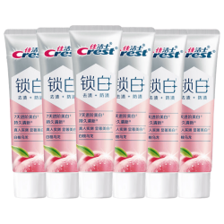 佳洁士 香氛锁白牙膏 新锁白白桃40g*6