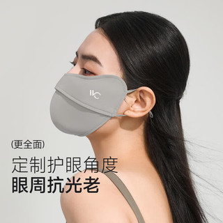 VVC 防紫外线透气 浅灰色 防晒口罩