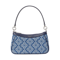 Kate Spade/凯特丝蓓 经典老花腋下包 蓝色 KG864960 女士手提包