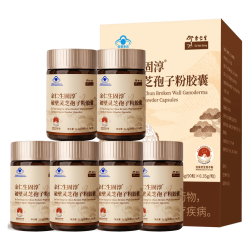 余仁生 破壁灵芝孢子粉胶囊0.35g*90粒/盒*6瓶 增强免疫力 中老年营养品