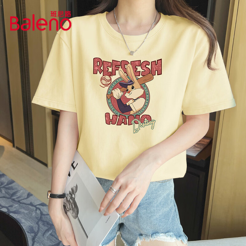 鹅黄#棒球兔子