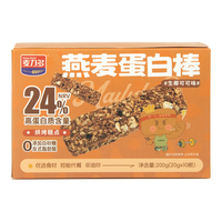 麦力多 燕麦蛋白棒 生椰可可味 200g(20g*10根) 饼干