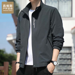 JEANSWEST OUTDOOR 男士夹克 立领宽松外套
