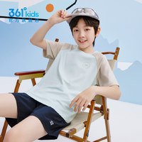 361° 男童女童针织短袖T恤