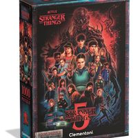 Clementoni 怪奇物语 37096 1000 片成人拼图,Netflix,著名电影,意大利制造,多色