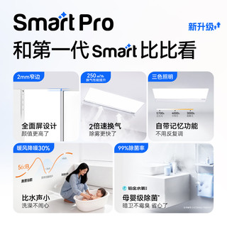 奥普 SmartPro-S3Pro AI人感除臭 智能浴霸