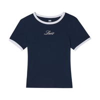 Levi's 李维斯 美式复古修身LOGO刺绣女士短袖T恤