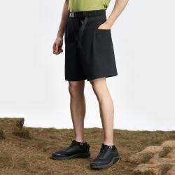 FILA 男装运动休闲裤男士夏季户外简约舒适百搭透气基础梭织五分裤