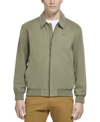 DOCKERS 棉质轻薄外套 男式 Micro Twill Golf Bomber Jacket Olive Medium