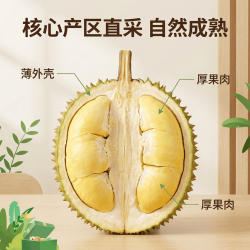 爱伴家 泰国金枕榴莲 4-5斤