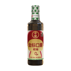 中坝 金标口蘑老抽 特级酿造 500ml 酱油