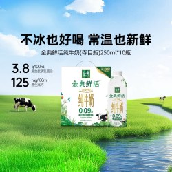 金典 鲜活纯牛奶250ml*2盒