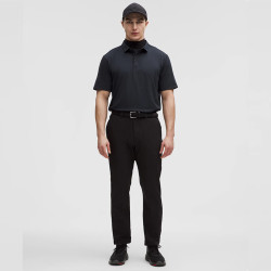 lululemon Evolution 男士速干芯吸Polo衫 LM3EN0S 深海蓝黑 M