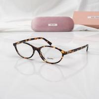 MIU MIU MiuMiu缪缪男女椭圆复古时尚眼镜架0MU09XVF