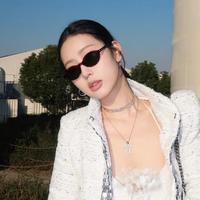 SAINT LAURENT PARIS 墨镜女时尚椭圆太阳镜百搭防紫外线太阳镜SL751JEANNE