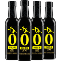 千禾零添加御藏本酿特级生抽 500ml*4瓶