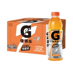 佳得乐 橙味功能饮料补充电解质 600ml*15