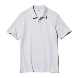 优衣库 AIRism POLO衫 凉感 浅灰色 2XL