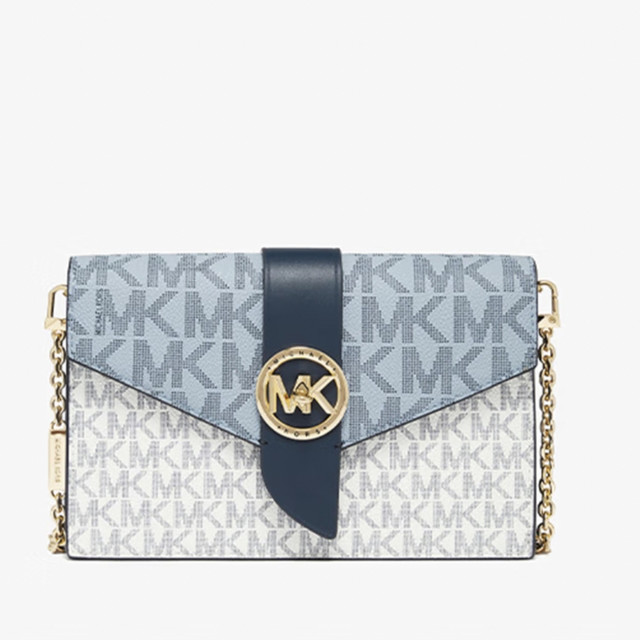 MICHAEL KORS 【信封包】MK CHARM链条手提单肩斜挎女包 中号