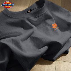 Dickies 短袖男款2026新款夏季纯棉白色简约圆领男士半袖美式重磅T恤男