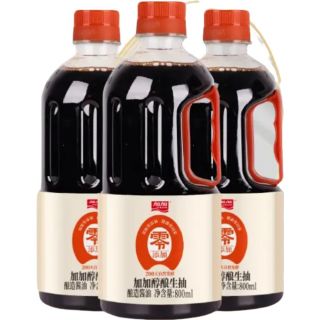 加加 酱油 爆款限时1小时 醇酿生抽800ml*3瓶