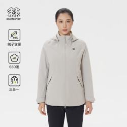 KOLON SPORT 女款三合一冲锋衣 羽绒内胆