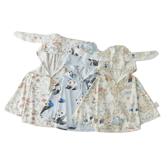 OAK FAMILY 婴儿防晒斗篷 UPF100+ 原纱防晒 均码(M) 1-3岁