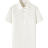 Navigare 防蚊翻领T恤 椰奶白 XL 女士POLO衫