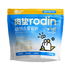 rodin 纯木薯猫砂1.25kg*2