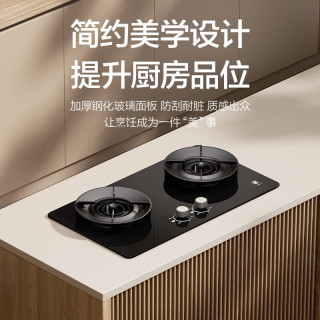 樱花卫厨 JZT-TGA11 天然气 5.2kW 双眼燃气灶新国标一级能效70%高热效率